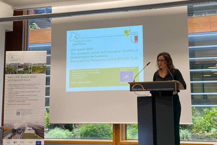 Plataforma Central Iberum, un ejemplo de biodiversidad a nivel europeo durante la conferencia European Green Premises 2022