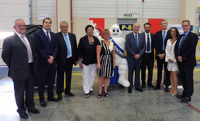 Michelin inaugura su almacén de  52.000 m<sup>2</sup> en Plataforma Central Iberum, que optimizará su capacidad logística en España y Portugal