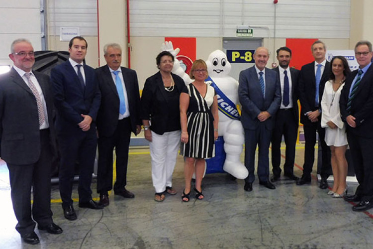 Michelin inaugura su almacén de 52.000 m<sup>2</sup> en Plataforma Central Iberum, que optimizará su capacidad logística en España y Portugal